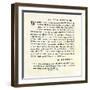 Handbill Warning Boston Patriots against Buying Tea, December 2, 1773-null-Framed Giclee Print