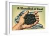 Handful of Coal-Found Image Press-Framed Giclee Print