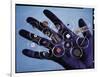 Handful of Microelectronic Parts-Fritz Goro-Framed Photographic Print