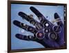 Handful of Microelectronic Parts-Fritz Goro-Framed Photographic Print