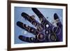 Handful of Microelectronic Parts-Fritz Goro-Framed Giclee Print