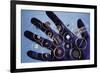 Handful of Microelectronic Parts-Fritz Goro-Framed Giclee Print