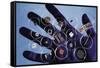 Handful of Microelectronic Parts-Fritz Goro-Framed Stretched Canvas