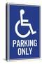 Handicapped Parking Only-null-Stretched Canvas