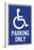 Handicapped Parking Only-null-Framed Poster