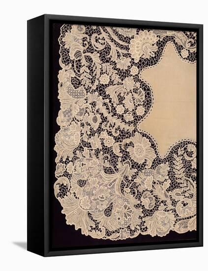 'Handkerchief of Lace of Irish Manufacture', 1863-Robert Dudley-Framed Stretched Canvas