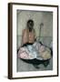 Handkerchief Seller, 1983-Shanti Panchal-Framed Giclee Print