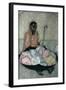 Handkerchief Seller, 1983-Shanti Panchal-Framed Giclee Print