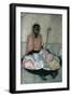 Handkerchief Seller, 1983-Shanti Panchal-Framed Giclee Print