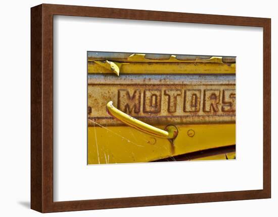 Handle on old truck detail in Sprague, Washington State-Darrell Gulin-Framed Photographic Print