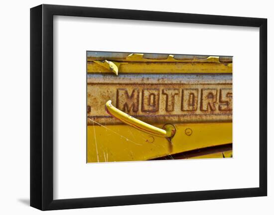 Handle on old truck detail in Sprague, Washington State-Darrell Gulin-Framed Photographic Print