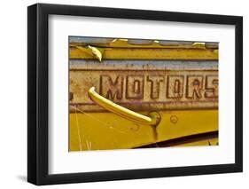 Handle on old truck detail in Sprague, Washington State-Darrell Gulin-Framed Photographic Print