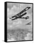 Handley-Page Bomb-Carrying Biplane, WW1-Geoffrey Watson-Framed Stretched Canvas