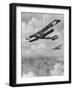 Handley-Page Bomb-Carrying Biplane, WW1-Geoffrey Watson-Framed Art Print