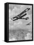 Handley-Page Bomb-Carrying Biplane, WW1-Geoffrey Watson-Framed Stretched Canvas