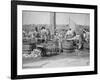 Handling a Cargo from the Fishing Banks, Gloucester, Mass.-null-Framed Photo