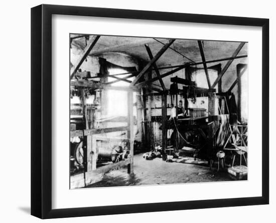 Handloom Weaver, Kidderminster-English Photographer-Framed Photographic Print