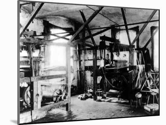 Handloom Weaver, Kidderminster-English Photographer-Mounted Photographic Print