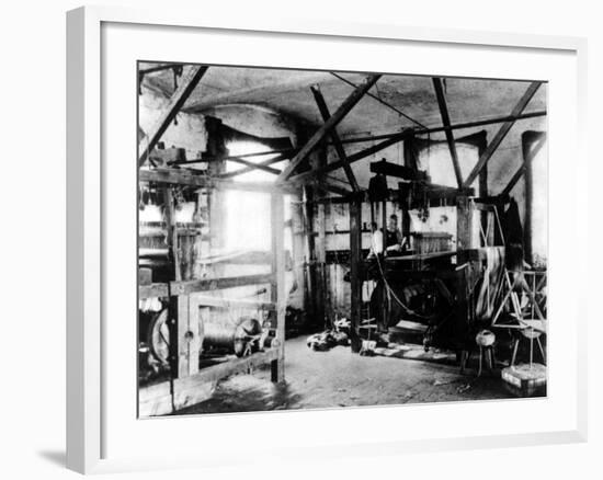 Handloom Weaver, Kidderminster-English Photographer-Framed Photographic Print