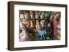 Handmade basket shop, Thies, Senegal-Godong-Framed Photographic Print