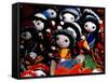 Handmade Dolls Made from Local Wool, Pisac Market, Peru-Cindy Miller Hopkins-Framed Stretched Canvas