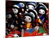 Handmade Dolls Made from Local Wool, Pisac Market, Peru-Cindy Miller Hopkins-Mounted Photographic Print