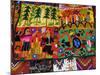 Handmade Fabrics For Sale in the Market, Panajachel, Lake Atitlan, Guatemala, Central America-null-Mounted Photographic Print