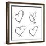 Handmade Hearts II-SD Graphics Studio-Framed Art Print