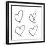 Handmade Hearts II-SD Graphics Studio-Framed Art Print