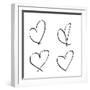 Handmade Hearts II-SD Graphics Studio-Framed Art Print