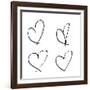 Handmade Hearts II-SD Graphics Studio-Framed Art Print