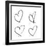 Handmade Hearts II-SD Graphics Studio-Framed Art Print