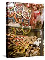 Handpainted Pastries and Lebkucken, Christkindelsmarkt, Nuremberg, Bavaria, Germany-Ethel Davies-Stretched Canvas