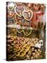 Handpainted Pastries and Lebkucken, Christkindelsmarkt, Nuremberg, Bavaria, Germany-Ethel Davies-Stretched Canvas