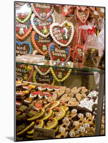 Handpainted Pastries and Lebkucken, Christkindelsmarkt, Nuremberg, Bavaria, Germany-Ethel Davies-Mounted Photographic Print