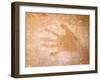 Handprint, Aboriginal Paintings, Raft Point, The Kimberly, Australia-Connie Bransilver-Framed Photographic Print