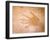 Handprint, Aboriginal Paintings, Raft Point, The Kimberly, Australia-Connie Bransilver-Framed Photographic Print