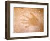 Handprint, Aboriginal Paintings, Raft Point, The Kimberly, Australia-Connie Bransilver-Framed Photographic Print