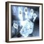 Handprint Forensics-PASIEKA-Framed Premium Photographic Print