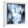 Handprint Forensics-PASIEKA-Framed Premium Photographic Print