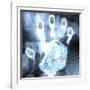 Handprint Forensics-PASIEKA-Framed Photographic Print