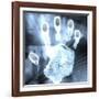 Handprint Forensics-PASIEKA-Framed Photographic Print