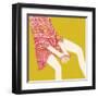 Hands And Dragonfly-Nicole De Rueda-Framed Art Print