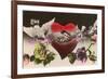 Hands Clasped over Heart-null-Framed Premium Giclee Print