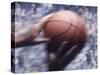 Hands Grabbing a Basketball-null-Stretched Canvas