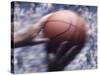 Hands Grabbing a Basketball-null-Stretched Canvas