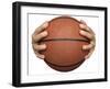 Hands Holding a Basketball-null-Framed Photographic Print