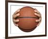 Hands Holding a Basketball-null-Framed Photographic Print