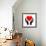 Hands Holding The Heart #1-kots-Framed Premium Giclee Print displayed on a wall