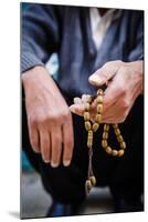 Hands Holding Worry Beads, Bethlehem, West Bank, Palestine Territories, Israel, Middle East-Yadid Levy-Mounted Photographic Print